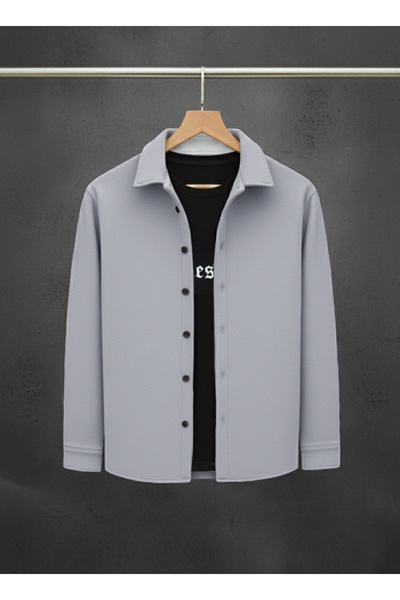 viperkombin Erkek Polar Gömlek Regular Kışlık