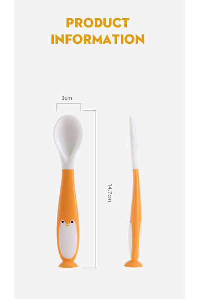 bebeLOGIC Set tacamuri lingurita si furculita bebelusi si copii, flexibila, m...