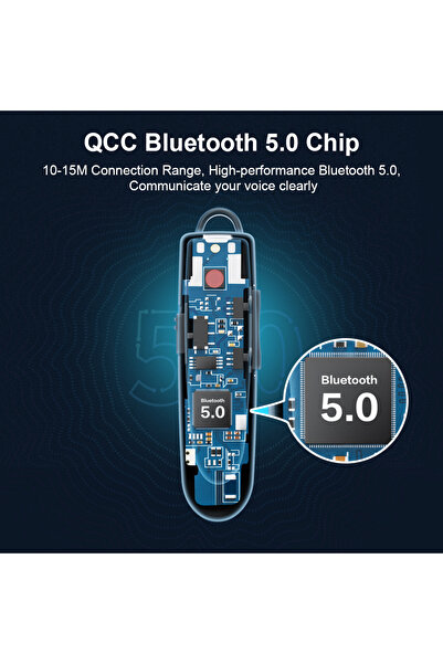 New Bee Business Earphone Wireless Earbuds Single Handsfree Driving HD Call Bluetooth Headset