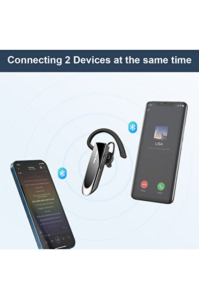 New Bee Business Earphone Wireless Earbuds Single Handsfree Driving HD Call Bluetooth Headset