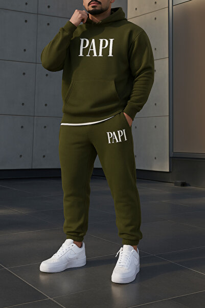 classy moda Set de trening pentru bărbați, cu cu căptușeală din fleece fire, ...