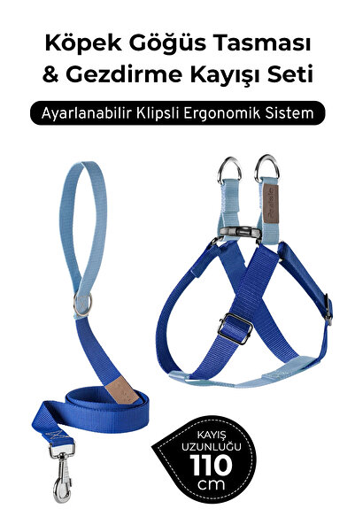 pasiole Adjustable Dog Harness and Walking Leash Set |   Handmade, Durable, C...