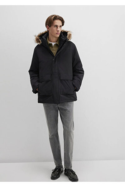 Mavi Men's Black M0110472-900 Coat