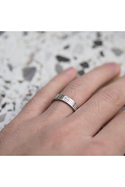 Amora Perla Jewelry Vida Desenli 925 Ayar Gümüş Yüzük – Infinity Bond Collection