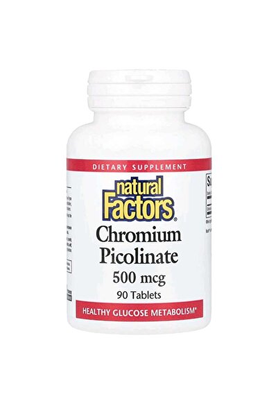 Natural Factors Chromium Picolinate, 500 mcg كروميوم بيكولينات ، 500 مكجم ، 9...