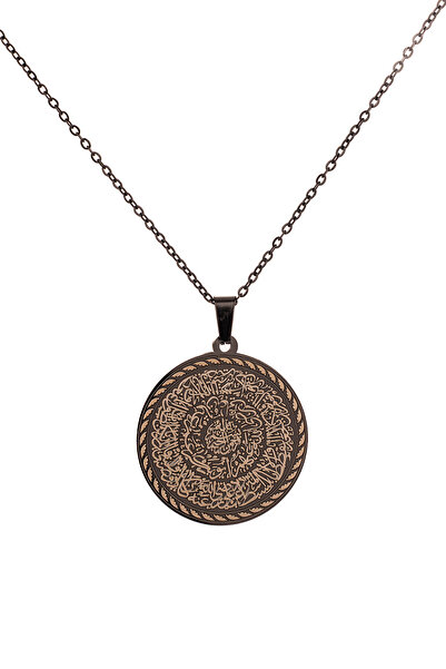 Oxyteez قلادة من الفولاذ المقاوم للصدأ مع كتابة 'هيلي إيشيريف' باللون الأسود ...