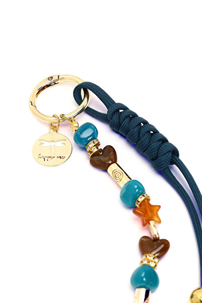 Derimod Women's Blue Beaded Metal Charm 000A2D470014