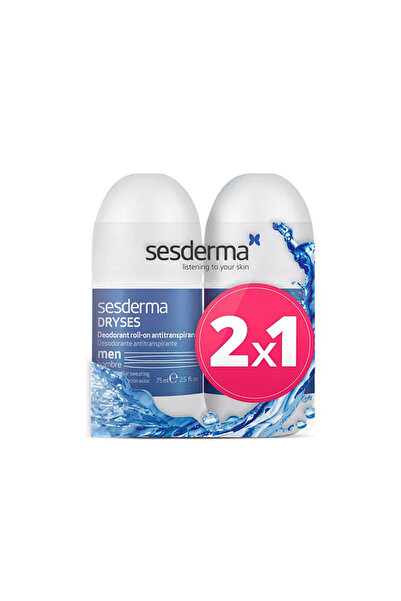 Sesderma Pack Dryses Deodorant Antiperspirant Roll On For Men 2x75ml
