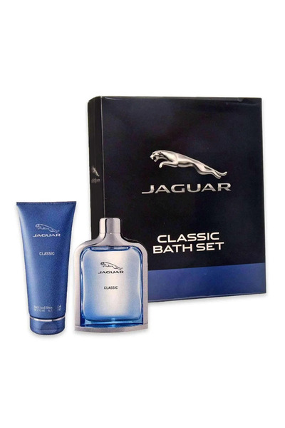 Jaguar Classic Bath Set Eau De Toilette 100ml Spray Gel De Baño 200ml