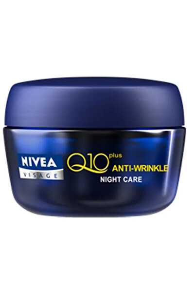NIVEA Cremă de noapte antirid Q10 Plus 50ml