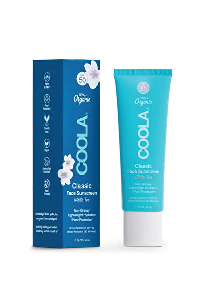 Coola Classic Face Sunscreen Lotion White Tea Spf50 50ml