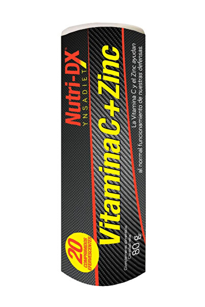 Ynsadiet Vitamina C Zinc 20 Comp Efervescentes