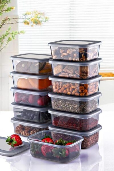 Hype Store Mithra life 12 pieces 250ml smoked storage container mit1037