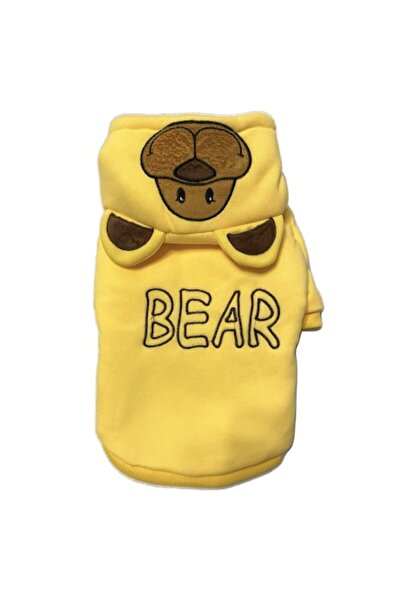 OEM Haina caine talie mica tip jacheta cu capse,material cocolino,Galben, 32 x 21 cm