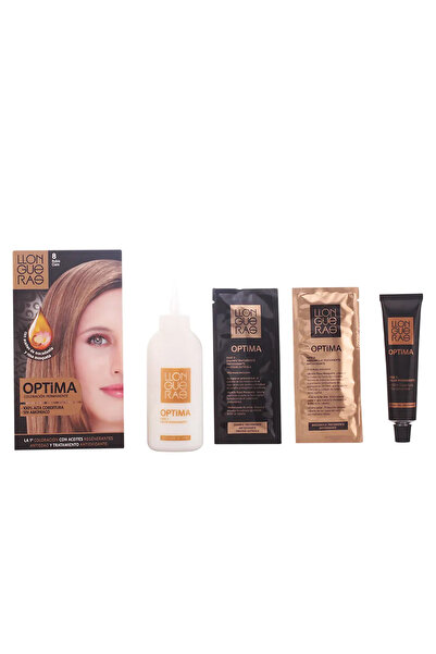 Llongueras Vopsea de păr permanentă Optima fără amoniac, blond deschis 8