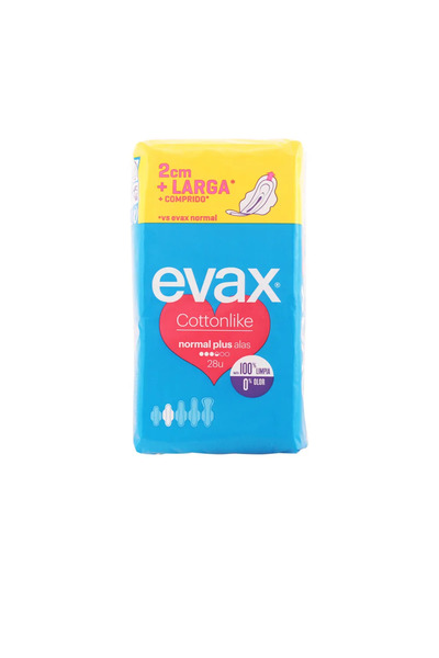 Evax Absorbante igienice Cottonlike Normal Plus cu aripioare, 28 bucăți