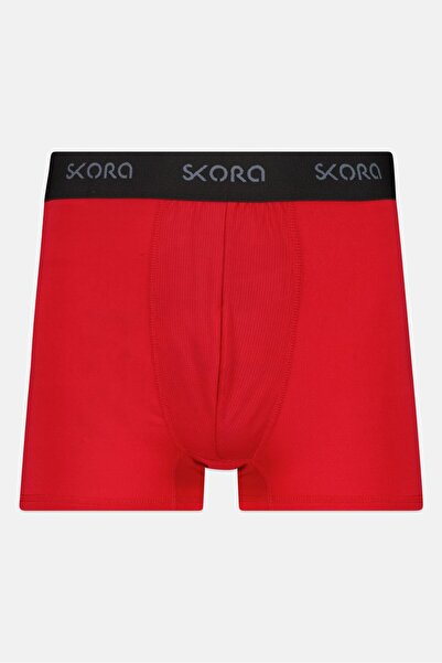 Skora Men 5 Pcs 4 Inseam Brand Logo Boxer Trunks, Multicolor
