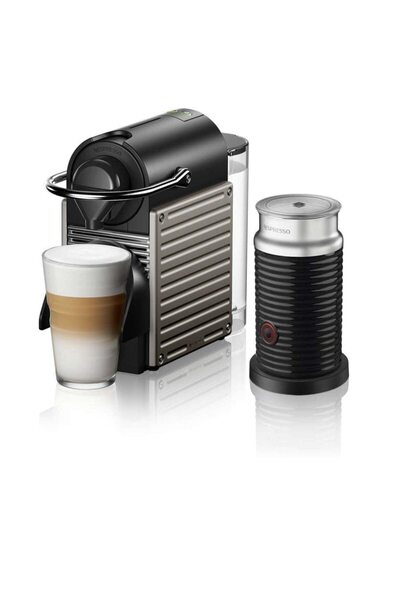 Hype Store Nespresso C66T Pixie Titan Aecino 3 Bundle Kahve Makinesi Gri
