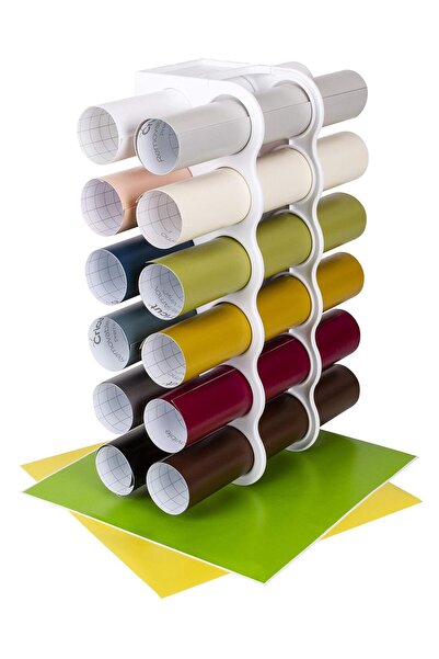 Hype Store Artbin 6864as vinyl storage rack, 12 vinyl rolls, white stores