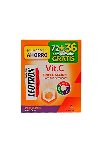 Leotron Vitamina C 72+36 comprimate efervescente