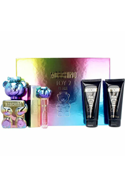 Moschino Toy 2 Pearl Eau De Parfum Spray 100ml Set 4 Pieces