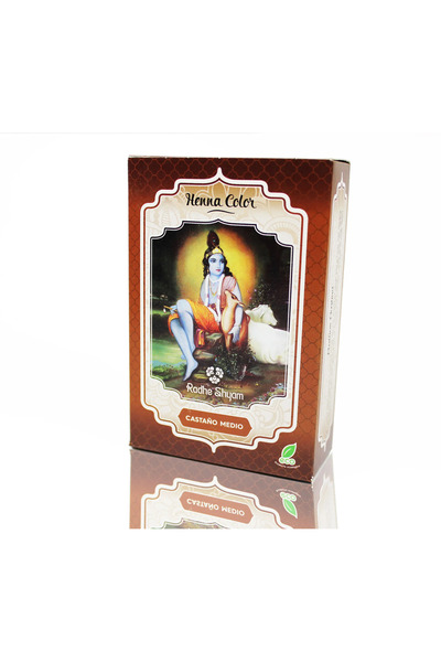 Radhe Henna Castaño Medio Polvo 100g
