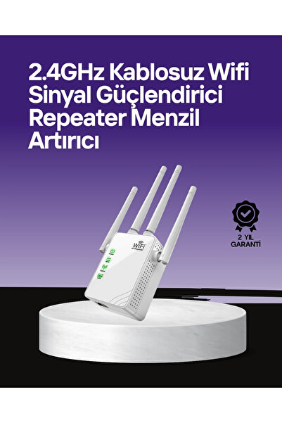 shopwave WPS Destekli 2.4GHz + 5GHz WiFi Sinyal Güçlendirici