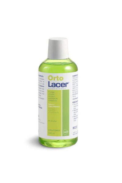 Lacer Apă de gură Ortholacer cu aromă de lime 500ml