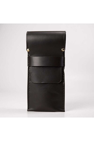 HELİSA ACCESSORİES HAKİKİ DERİ SİYAH KALEMLİK,EL İŞÇİLİĞİ ÖZEL TASARIM,HEDİYE...