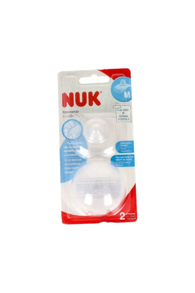 Nuk Protecție mamelon din silicon, mărimea M, 2U