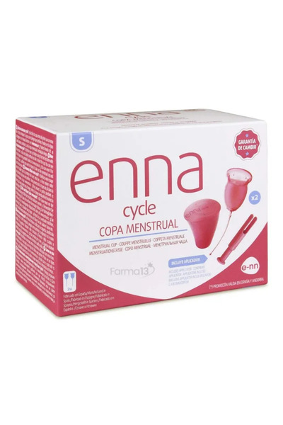 Enna Cupă menstruală Cycle, mărimea S, 2 unități + aplicator