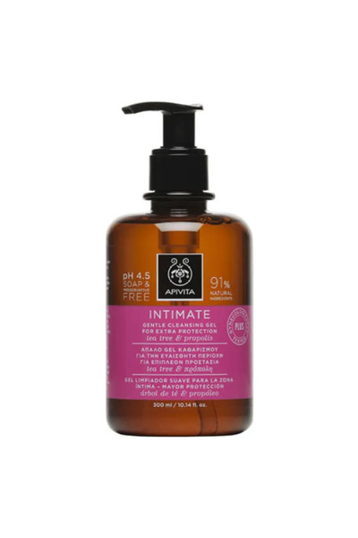 Apivita Gentle Cleansing Gel for the Intimate Area Extra Protection 300ml