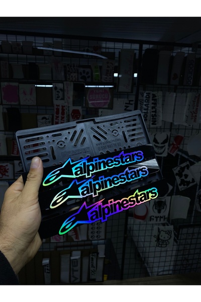 Yalıgraf Reklam Tabela Alpinestars Motor Plakalık - Ultra Parlak Pleksi Plaka...