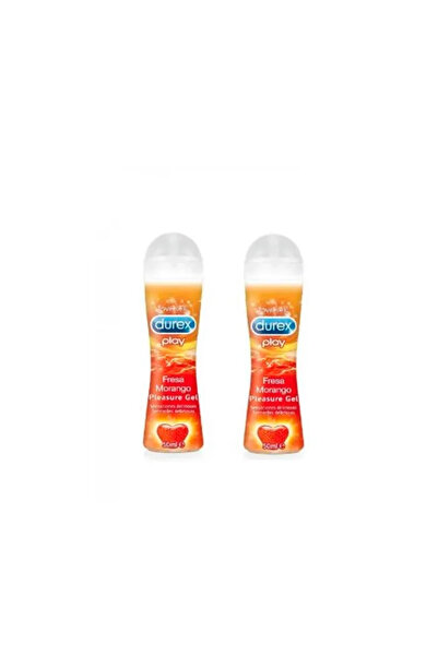 Durex Duplo Play Strawberry Morango 2x50ml