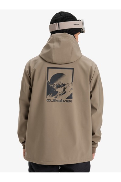 Quiksilver Men's Brown Live for the Dream Coat Eqyjk04185-Tzc0