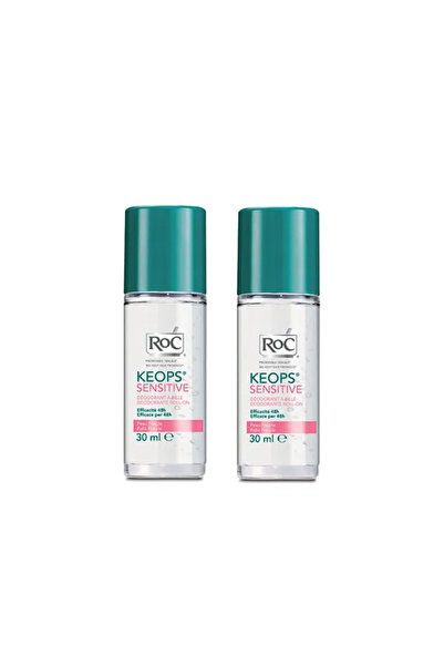 Roc Keops Sensitive Roll On Deodorant 2x30ml