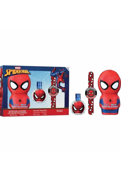 Marvel Spiderman Eau De Toilette Spray 50ml Set 3 Pieces