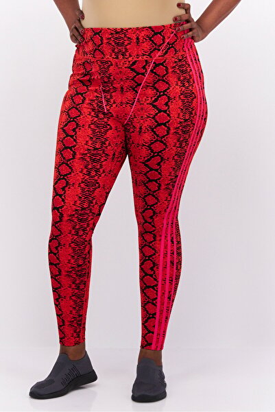 adidas x Ivy Park Women Plus Size Training Tights, Red/Black