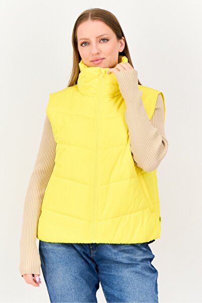 Vans Tierra Whack x Women Quilted Vest Jacket, Yellow