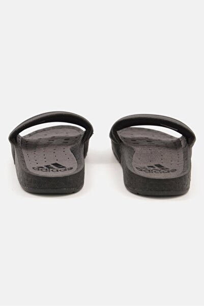 adidas Men Brand Logo Slip-on Slides, Black