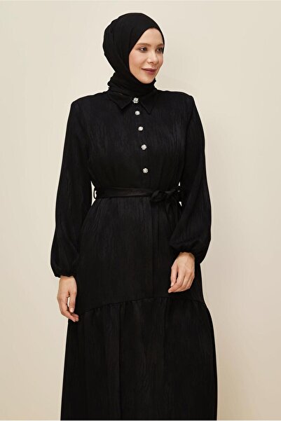 Alvina Belted Jacquard Dress 20874-1