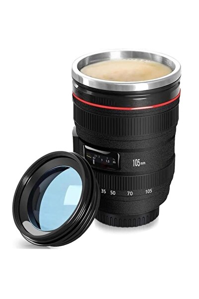 Hype Store Objective Mug Lens Mug Thermos Mug for Coffee and Tea Decorative G...