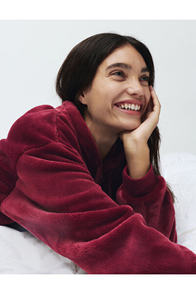 Marks & Spencer Peluş Polar Kapüşonlu Üst