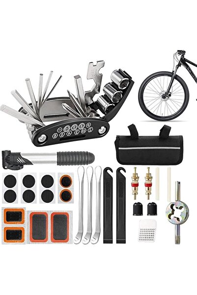 Yelajoy طقم إصلاح - مجموعة أدوات إصلاح الإطارات، أدوات محمولة طقم إصلاح وصيان...