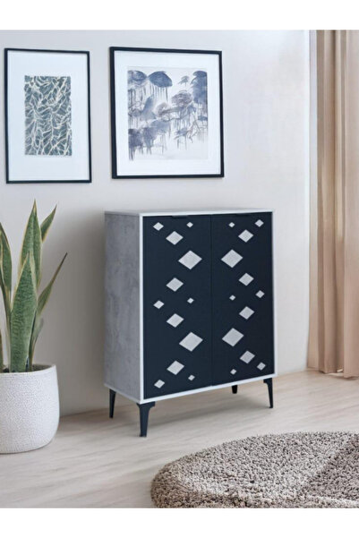 BEC22 Stylish 2-door shoe cabinet | Unique design with ideal dimensions