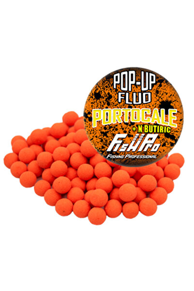 Fish Pro Pop Up Fhp 9Mm Orange Orange 40G