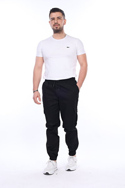 VIKUNYA Cargo Pocket Pack Trousers Cotton Stretch Fabric Stretchy Cargo Pants