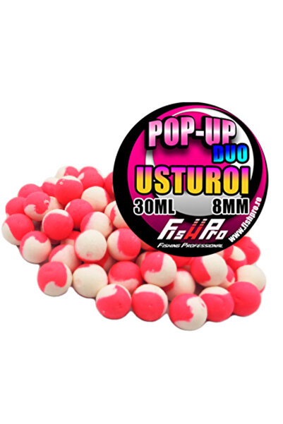 Fish Pro Pop Up 8Mm Duo Pink White Garlic