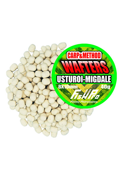 Fish Pro Wafters Carp&Method Garlic Almonds 8X10Mm 40G
