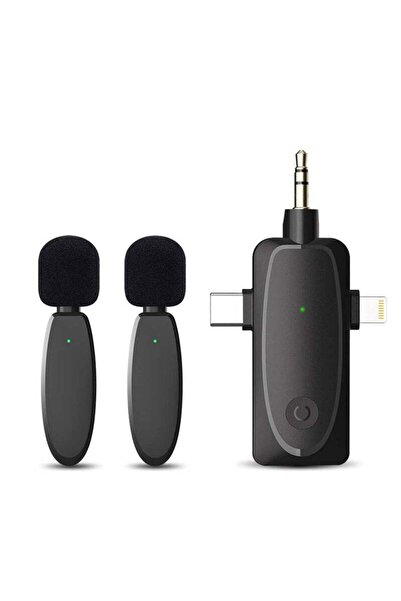 Yelajoy 3-in-1 lavalier microphone, 2.4G wireless transmission, intelligent noise reduction, stable signal